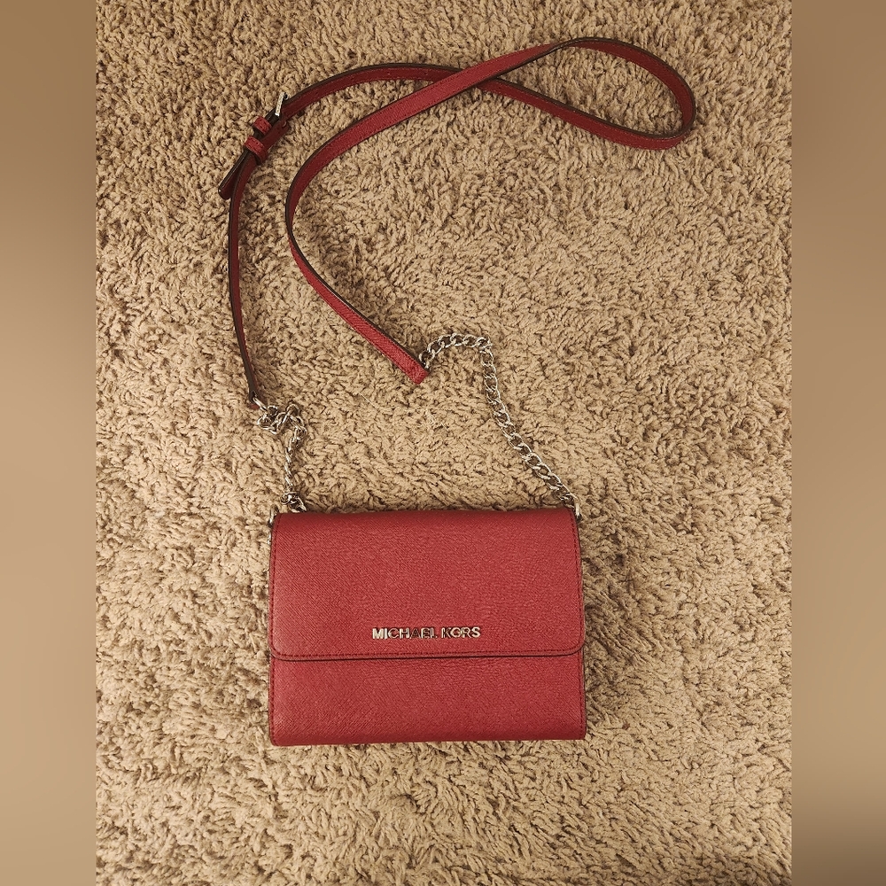 Women's Red Michael Kors Small Shoulder Bag